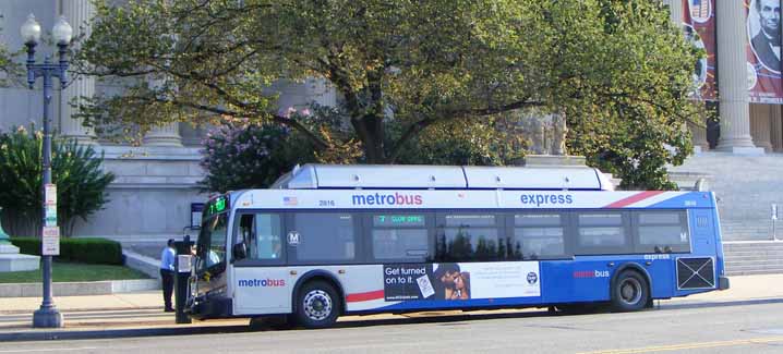 WMATA Metrobus New Flyer C40LFR 2816